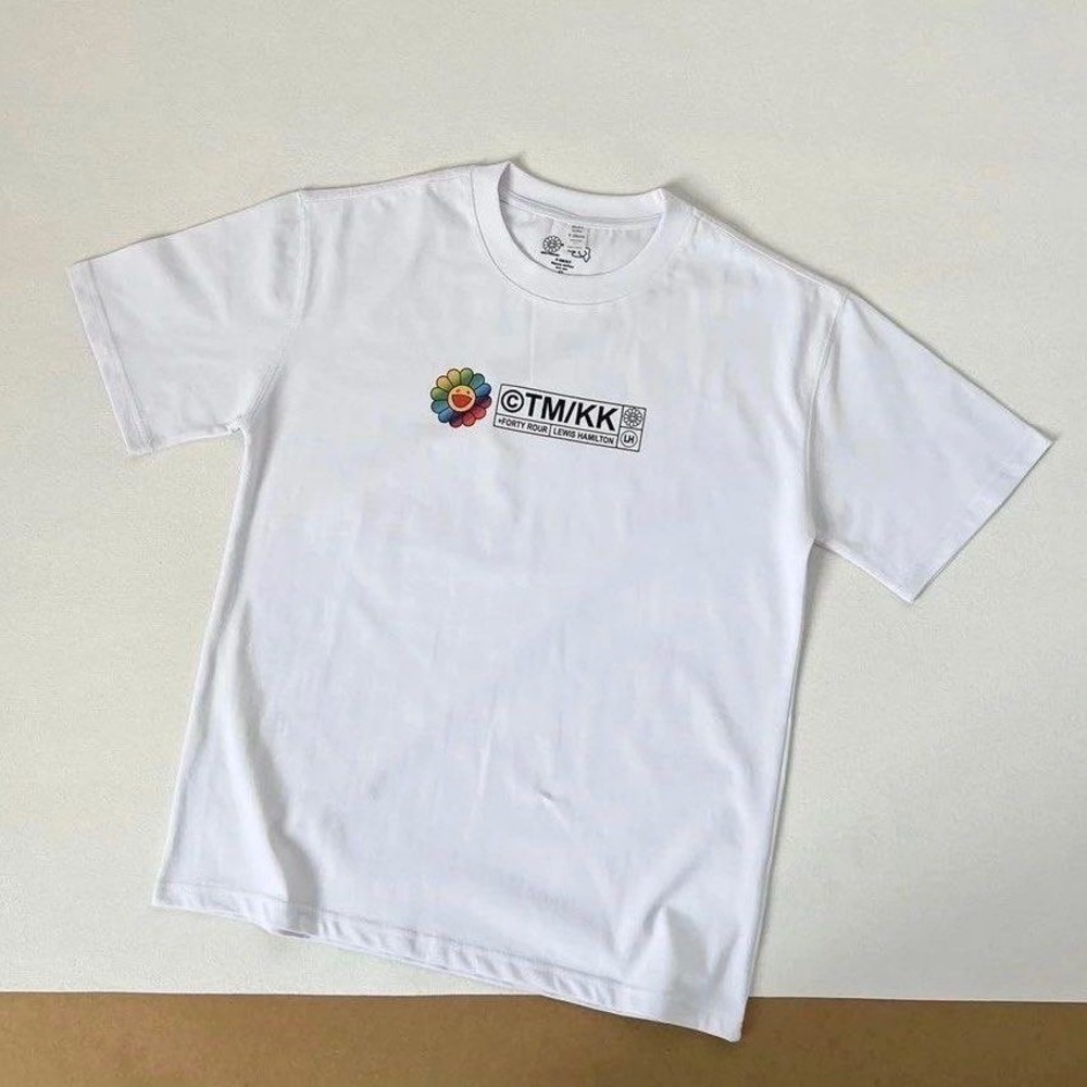 Takashi Murakami x Lewis Hamilton +44 Flower T-Shirt White‎ Small TM/KK Suzuka